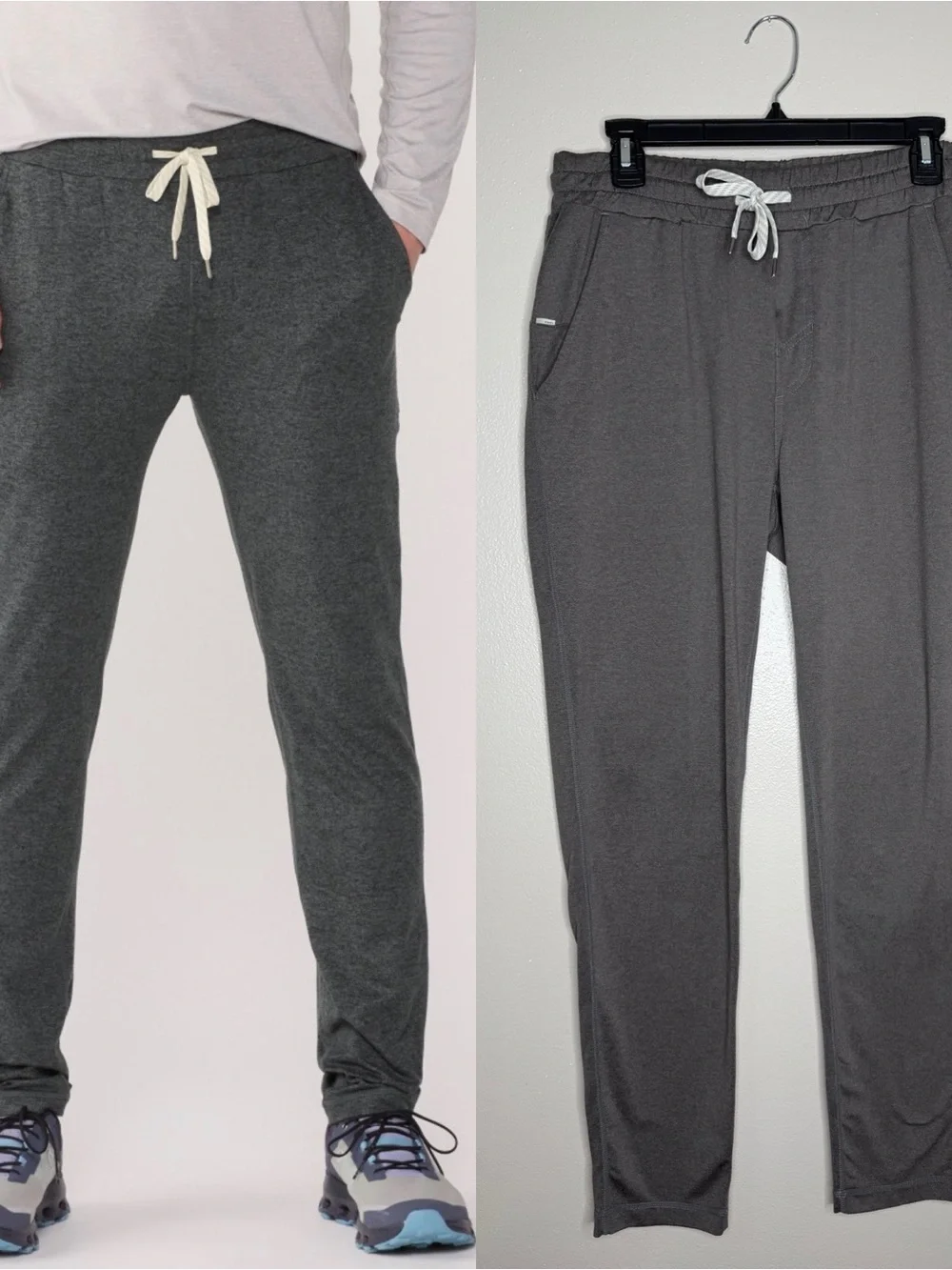 Vuori Mens Ponto Performance Pant Grey size Medium - Picture 1 of 12